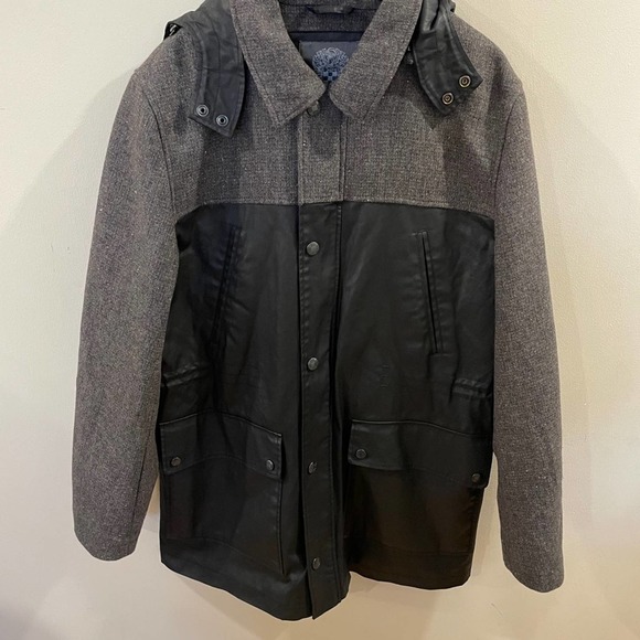 Vince Camuto Wool Blend Technical Anorak Large